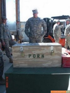 crate of porn